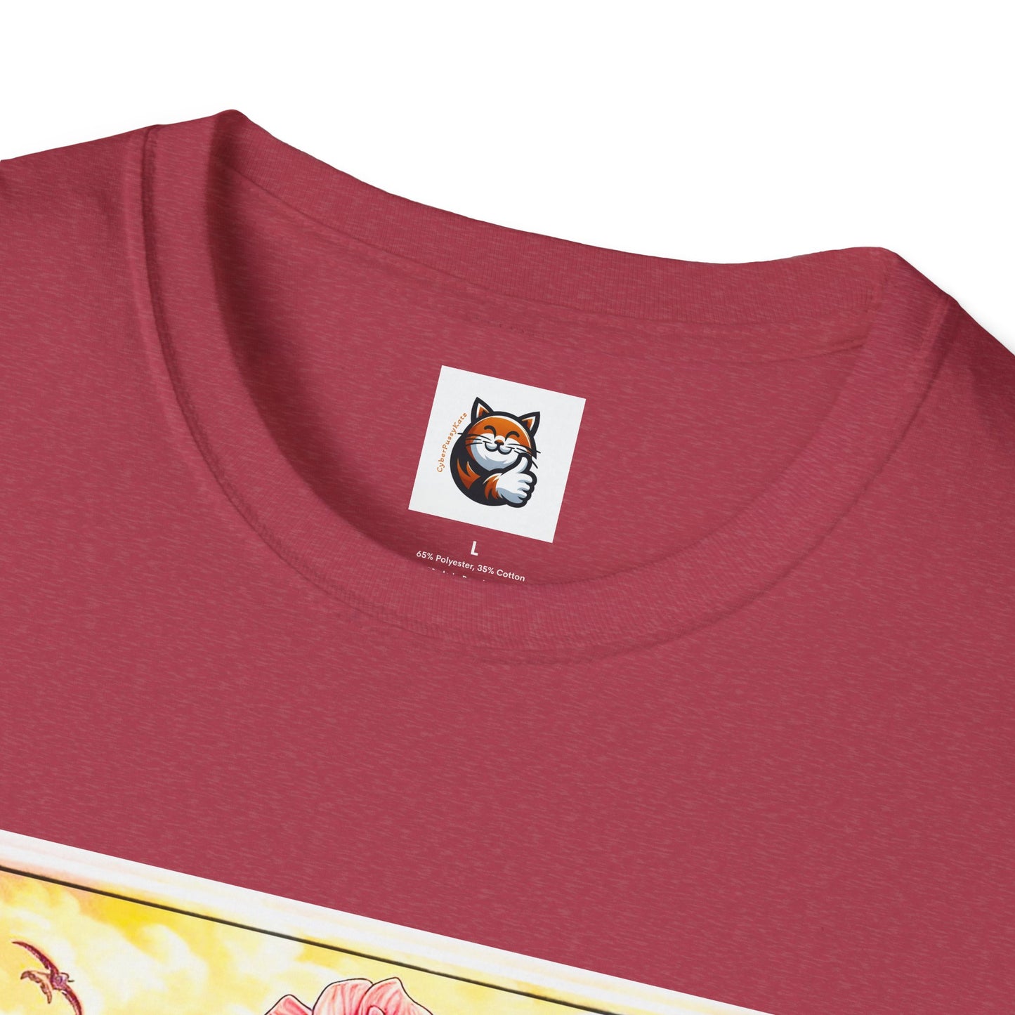 British Shorthair pretty surfer girl Softstyle T-Shirt