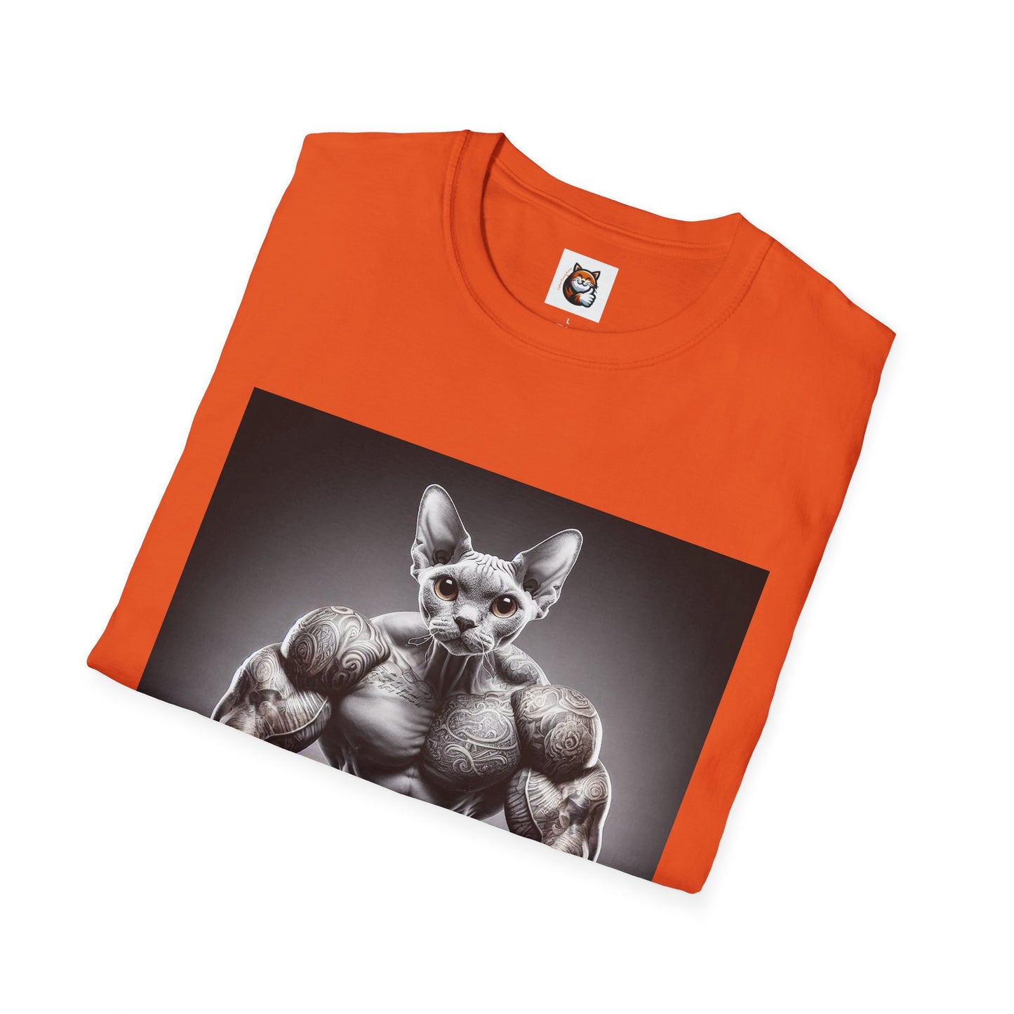 Devon Rex Cat Unisex Softstyle T-Shirt