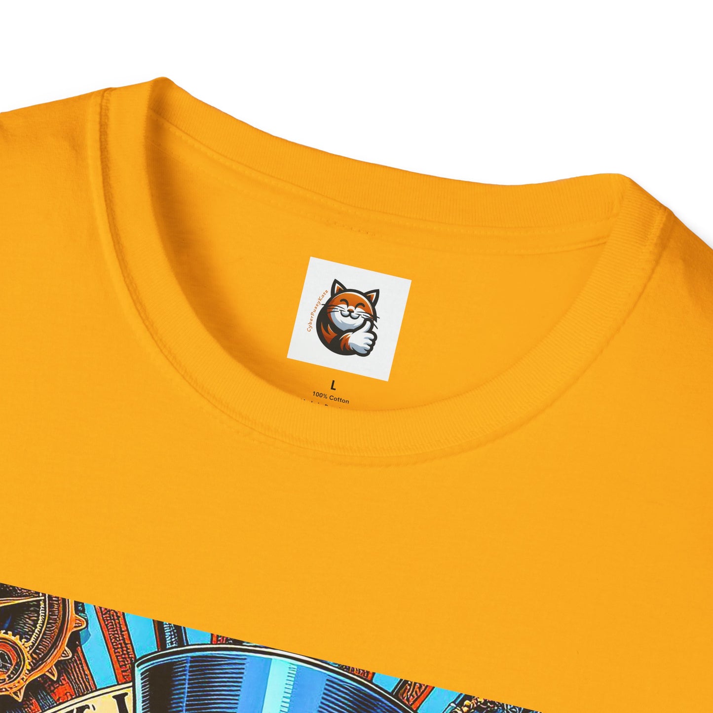 Russian Blue Cat Unisex Softstyle T-Shirt