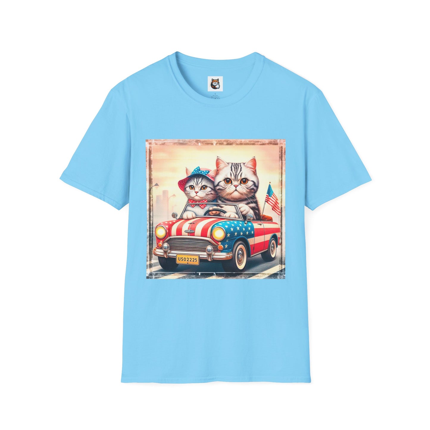 Wacky American Shorthair Unisex Softstyle T-Shirt