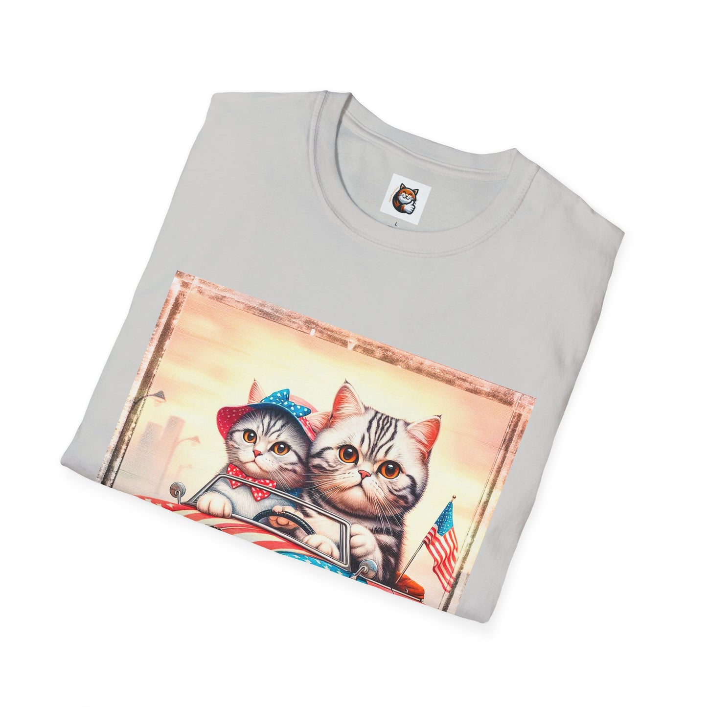Wacky American Shorthair Unisex Softstyle T-Shirt