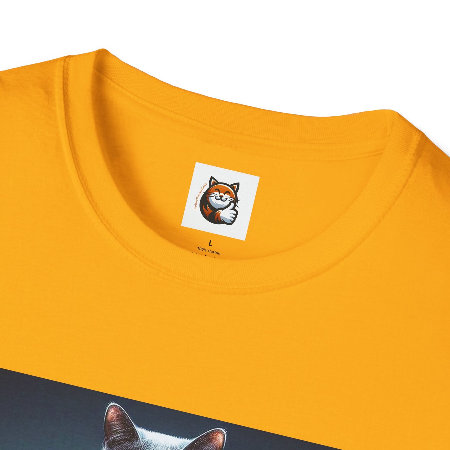 Russian Blue Cat Unisex Softstyle T-Shirt