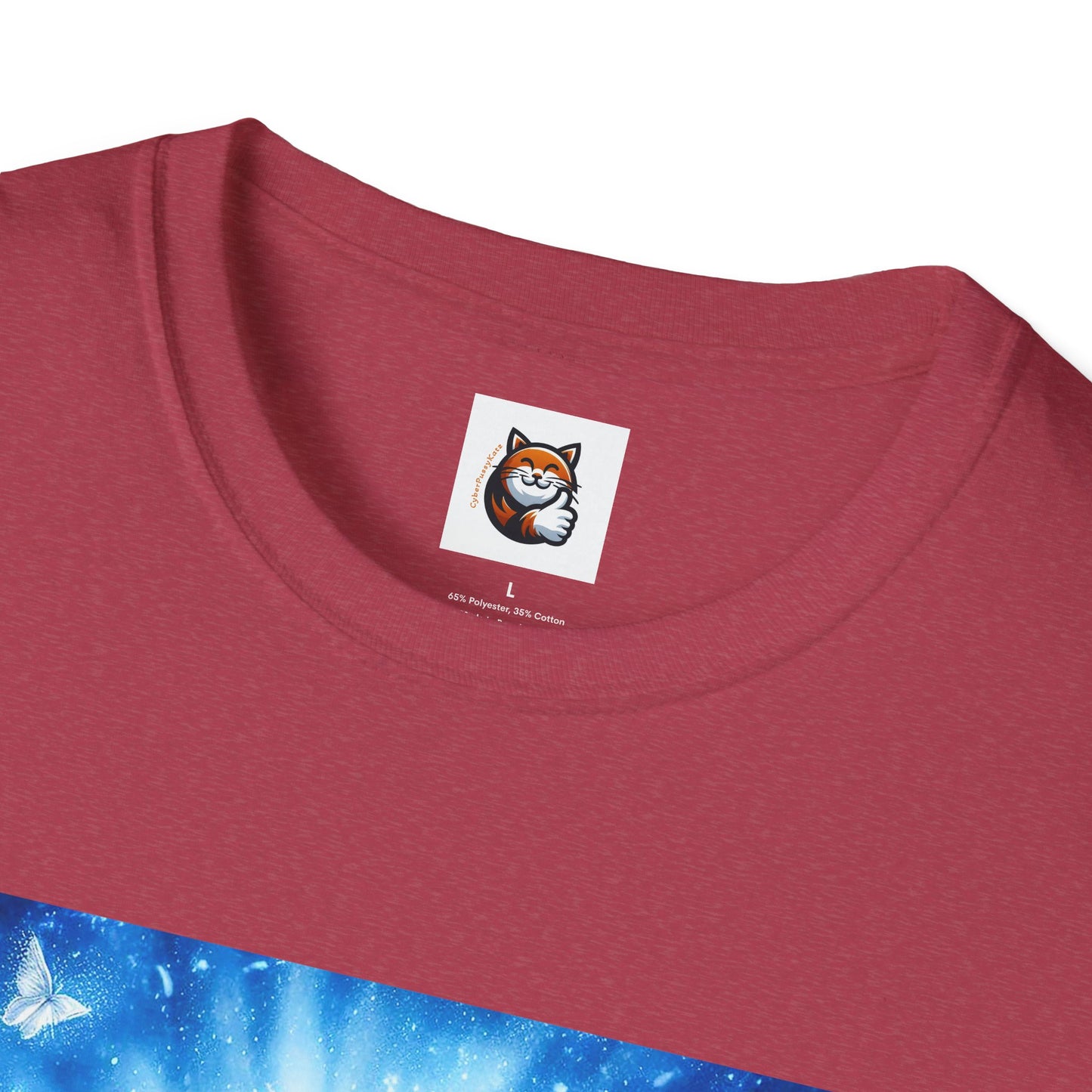 Russian Blue Cat Unisex Softstyle T-Shirt