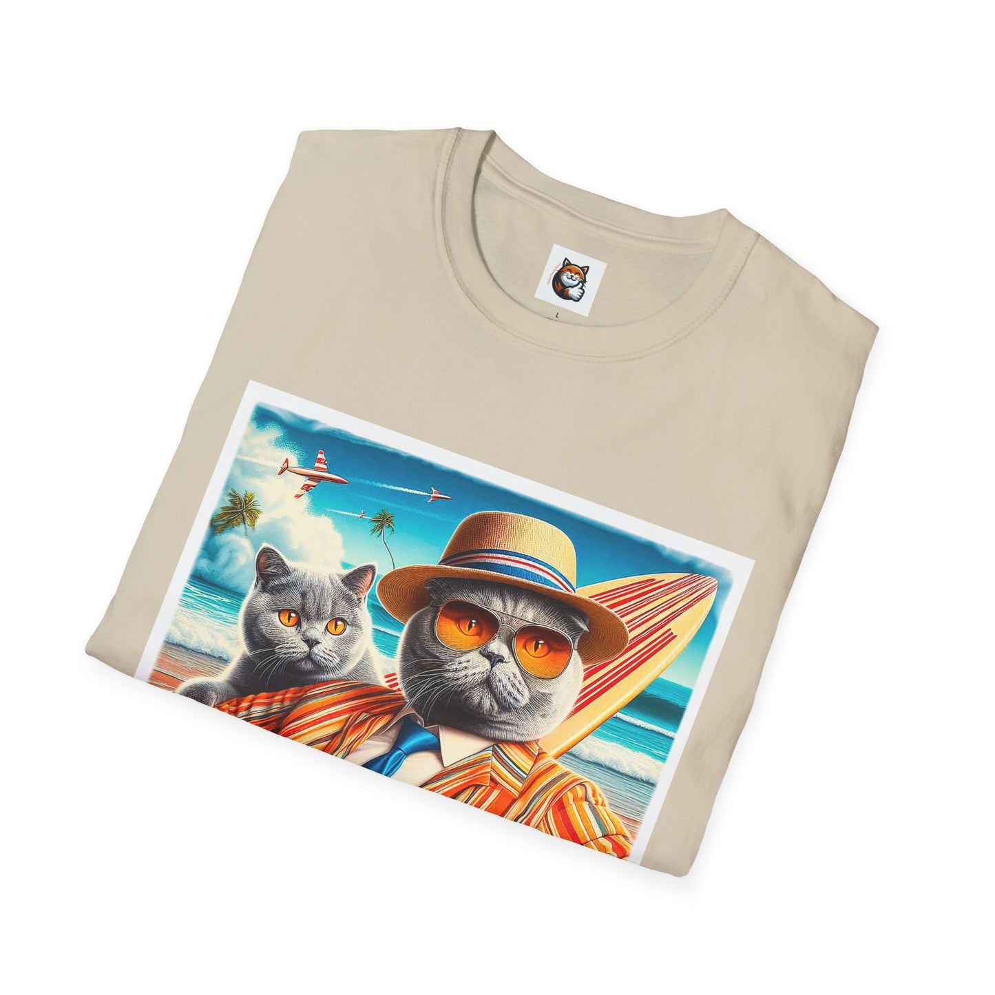 British Shorthair man in suit Softstyle T-Shirt