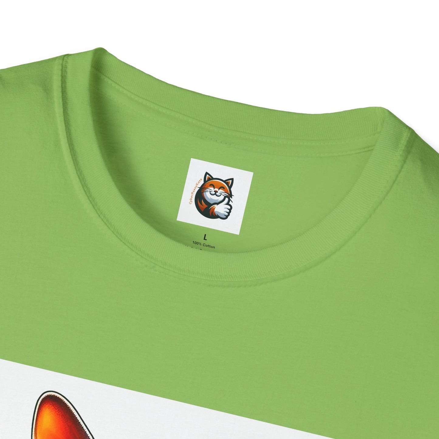 Devon Rex Cat surfer Softstyle T-Shirt