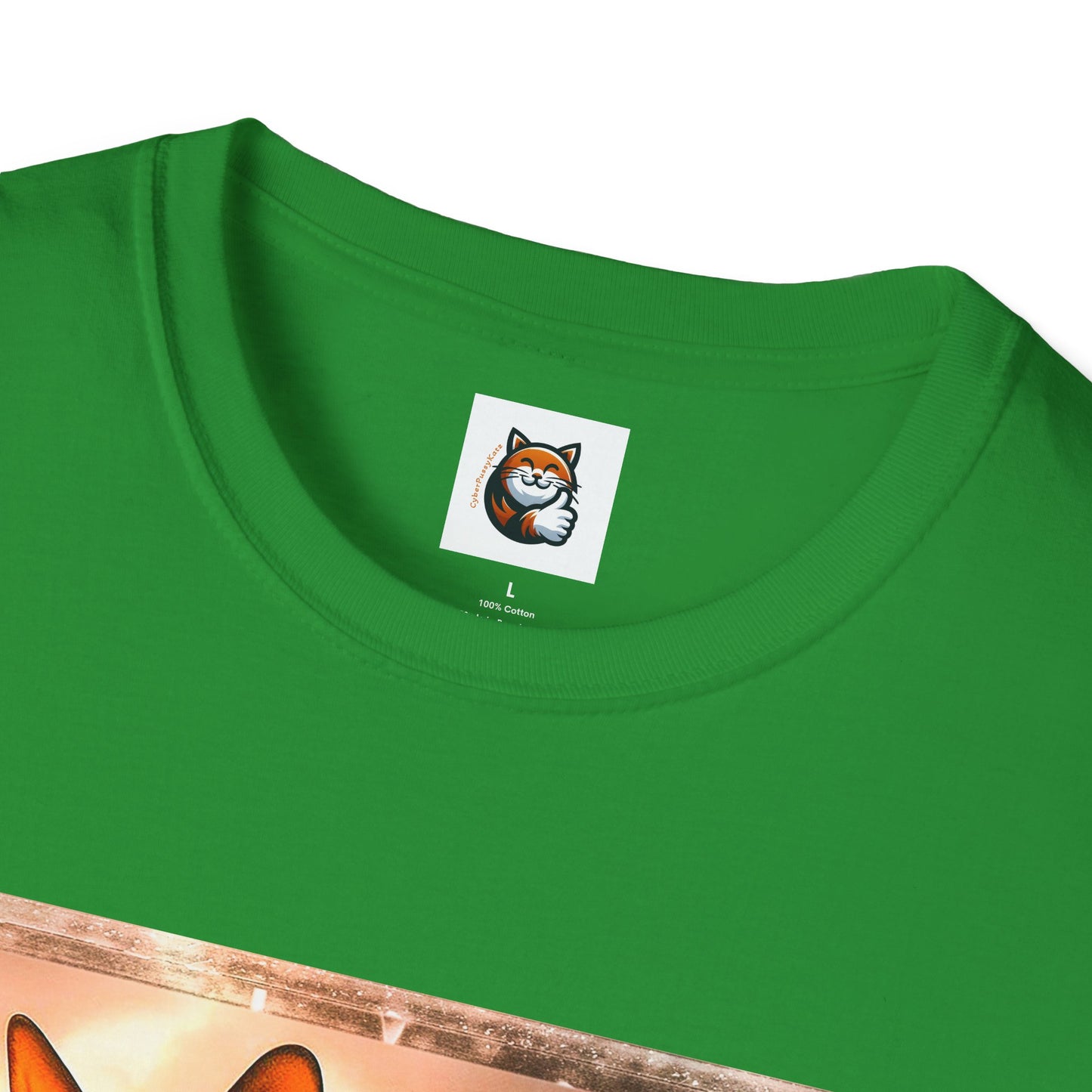 Wacky  Devon Rex pretty sunset  Unisex Softstyle T-Shirt
