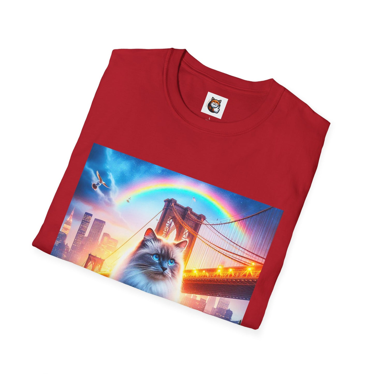 Ragdoll Unisex  rainbow bridge T-Shirt