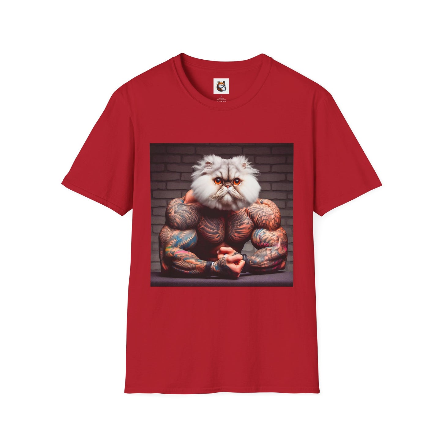 Selkirk Rex Cat T-Shirt arms