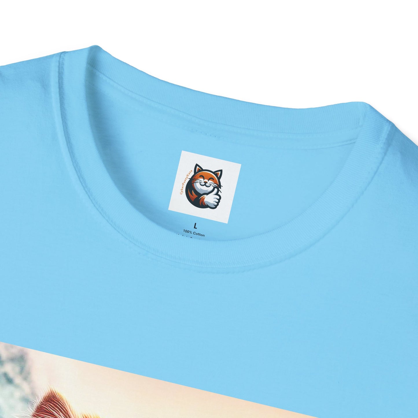 Selkirk Rex Cat T-Shirt angry surfer