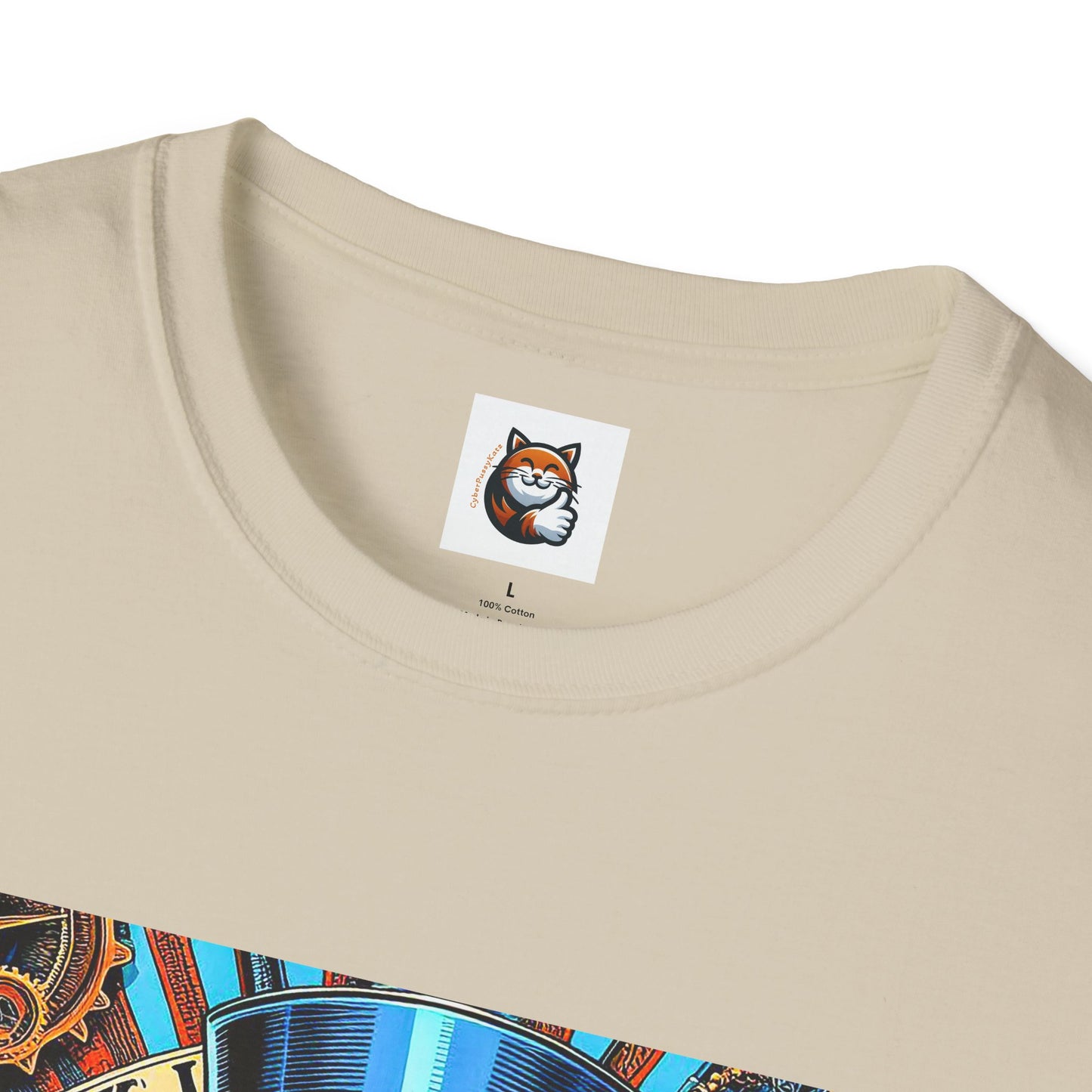 Russian Blue Cat Unisex Softstyle T-Shirt