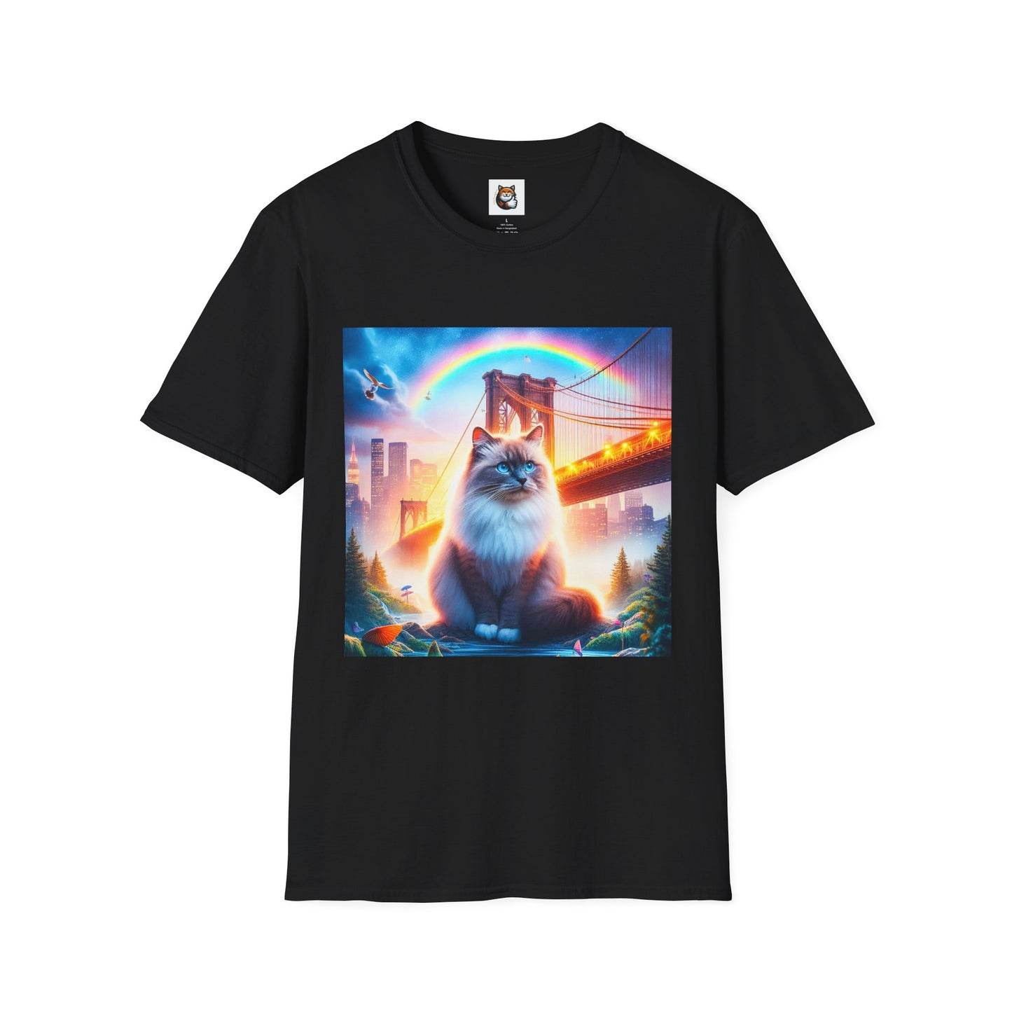 Ragdoll Unisex  rainbow bridge T-Shirt