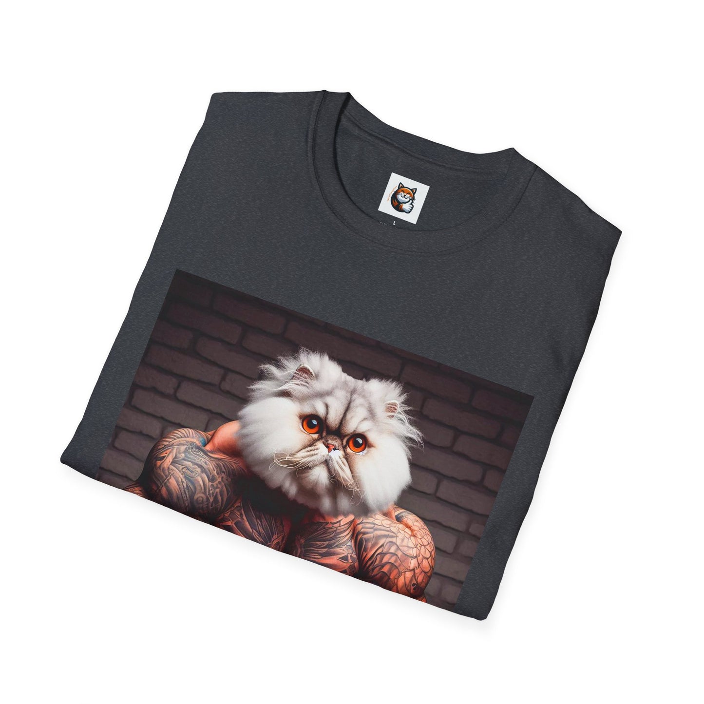 Selkirk Rex Cat T-Shirt arms