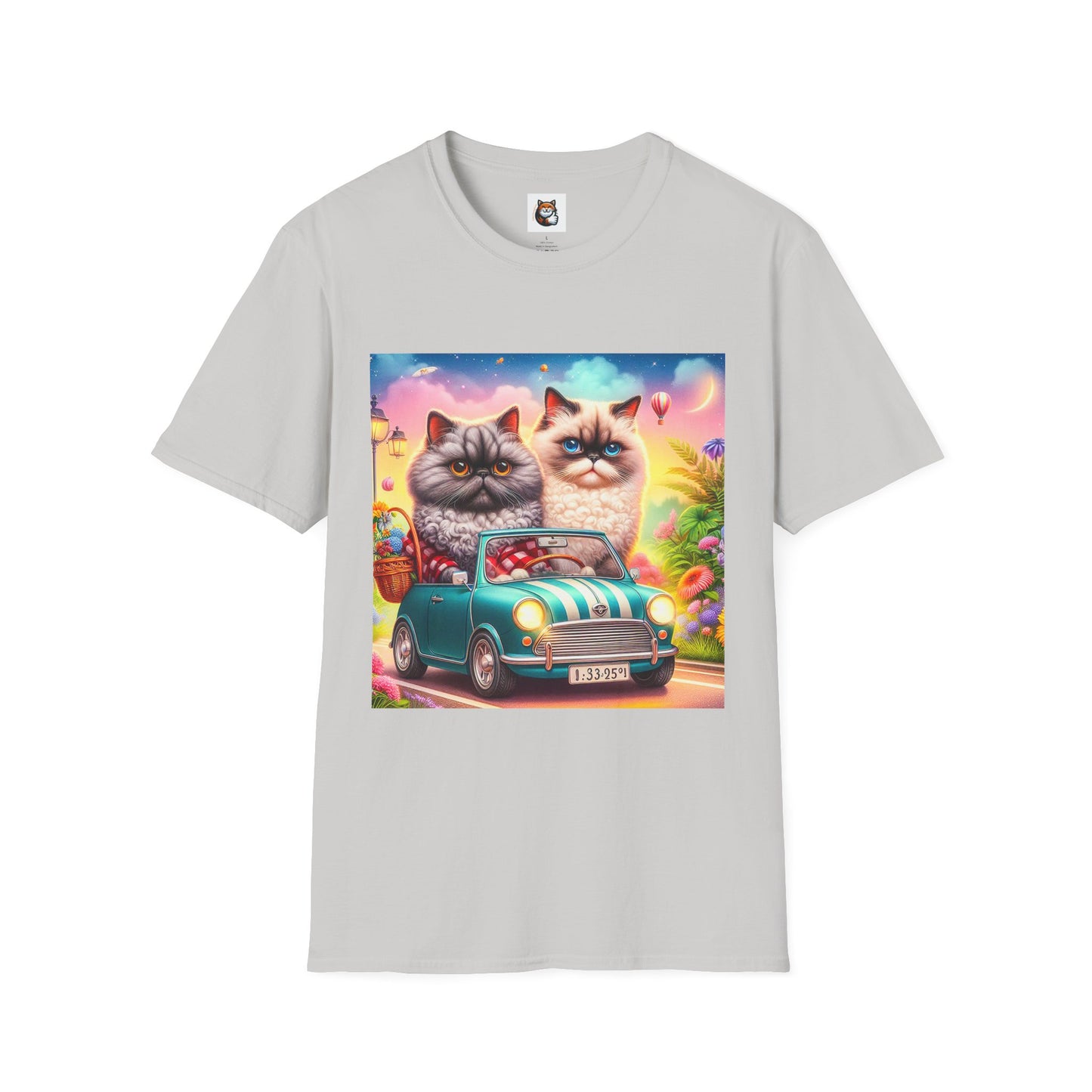 Selkirk Rex Cat T-Shirt tiny car