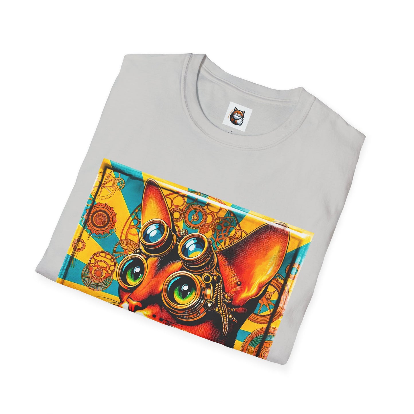Abyssinian Unisex  steam punk Softstyle T-Shirt