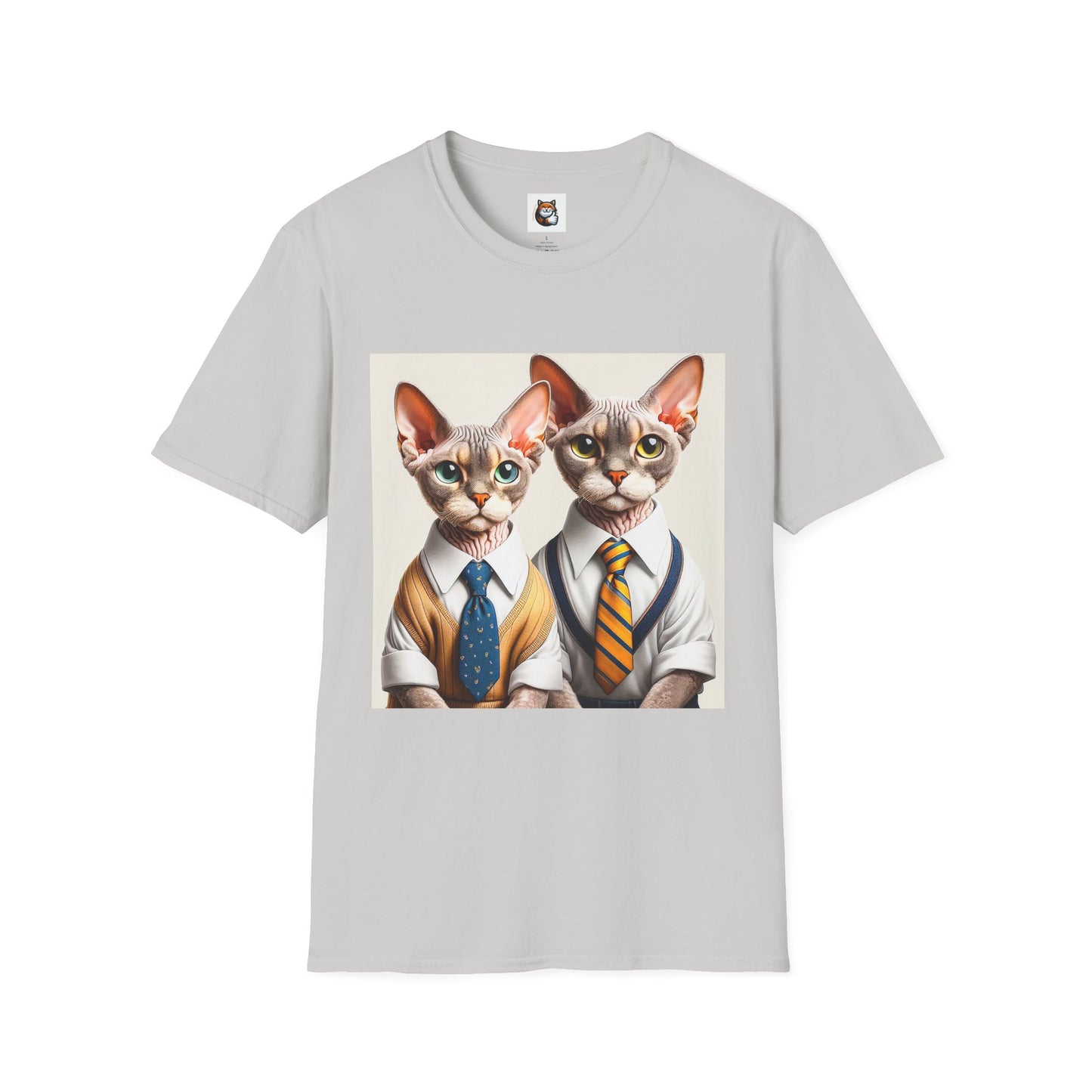 Devon Rex Cat suits Softstyle T-Shirt