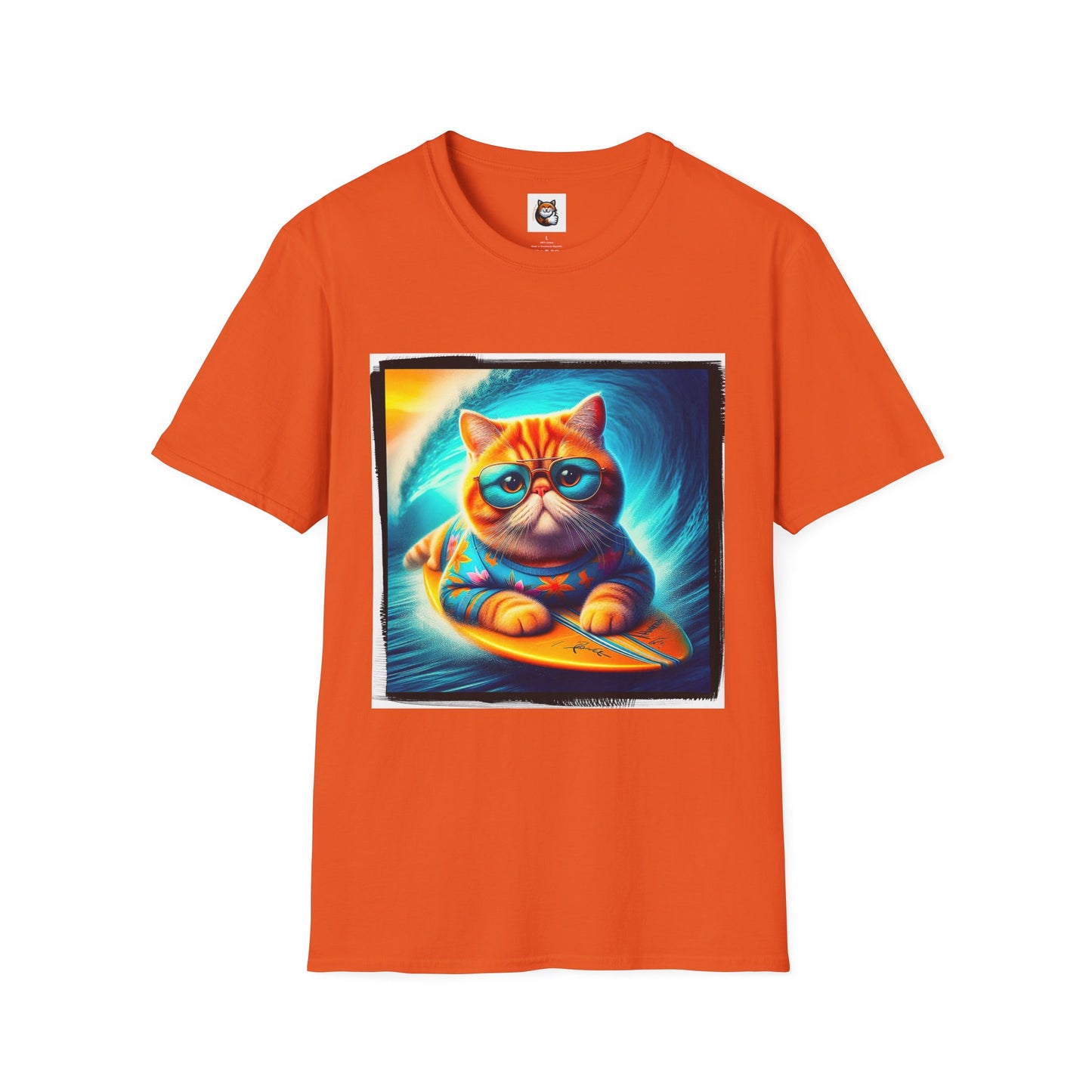 Exotic Shorthair Cat Unisex Softstyle T-Shirt