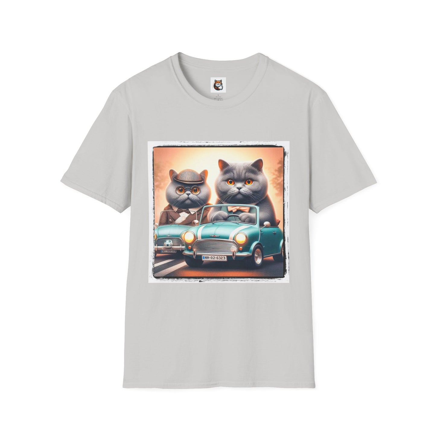Wacky British Shorthair Unisex Softstyle T-Shirt