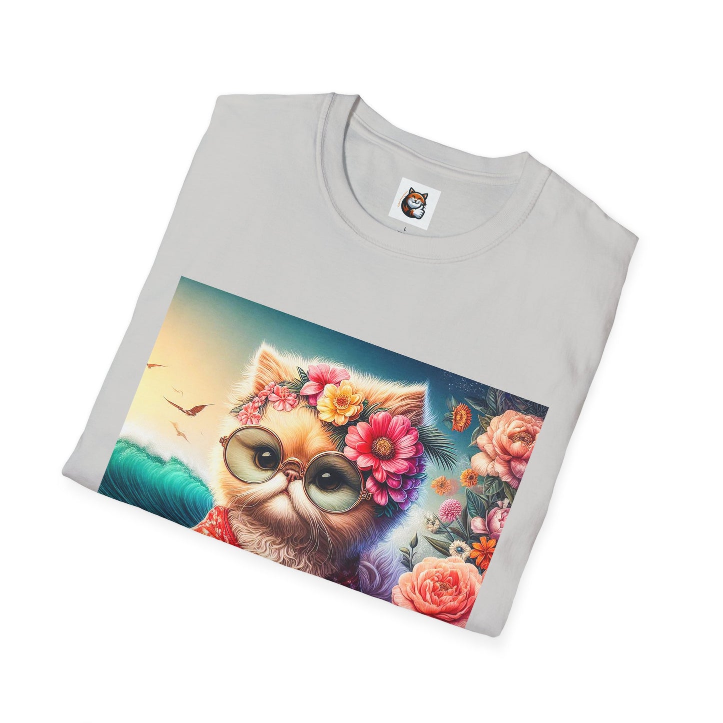 Selkirk Rex Cat T-Shirt beach babe