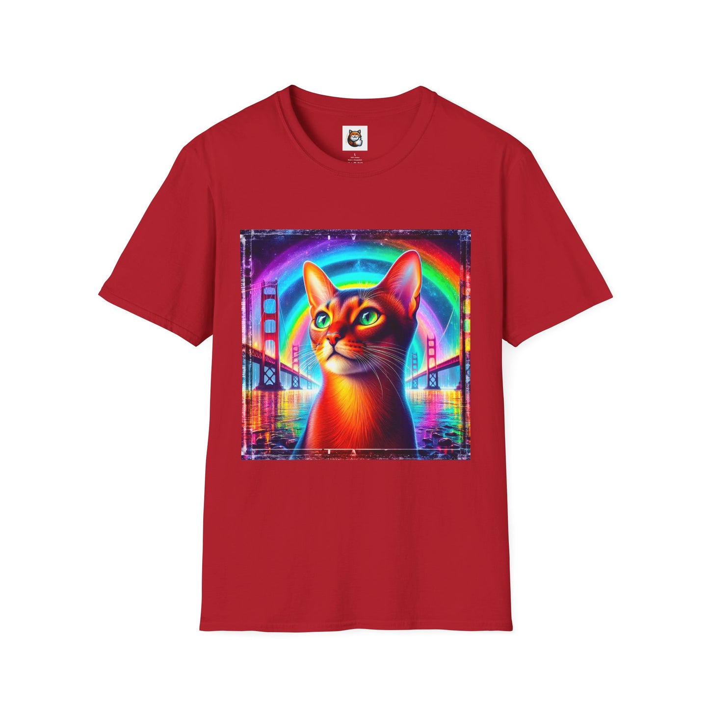 Abyssinian rainbow Softstyle T-Shirt