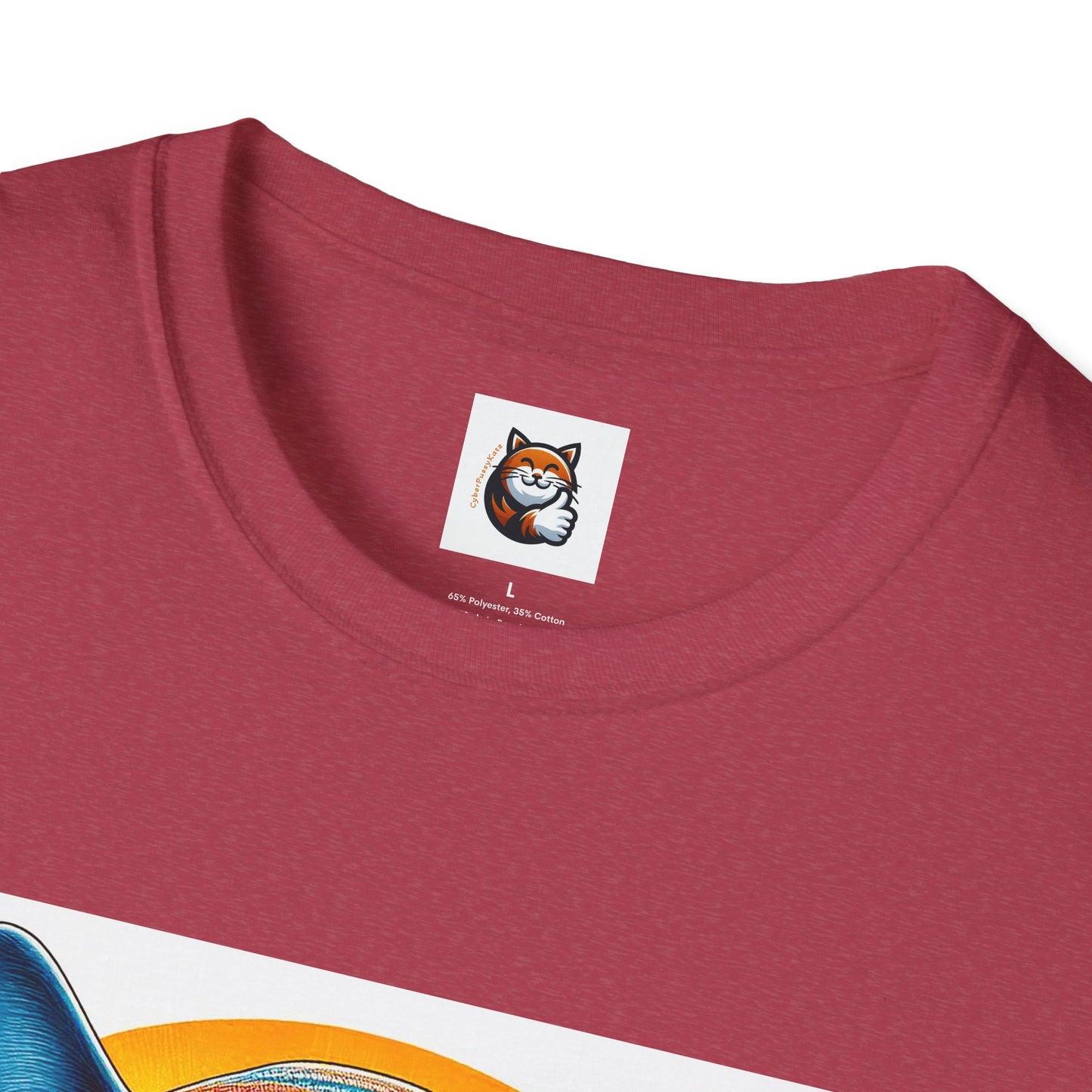 Russian Blue Cat Unisex Softstyle T-Shirt