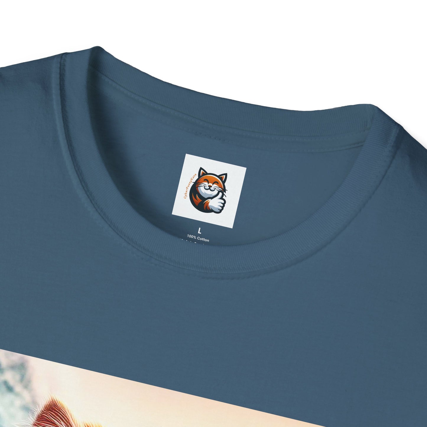 Selkirk Rex Cat T-Shirt angry surfer