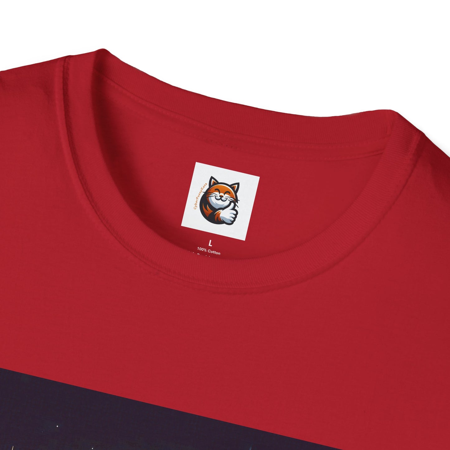 Wacky Domestic Cat Unisex Softstyle T-Shirt