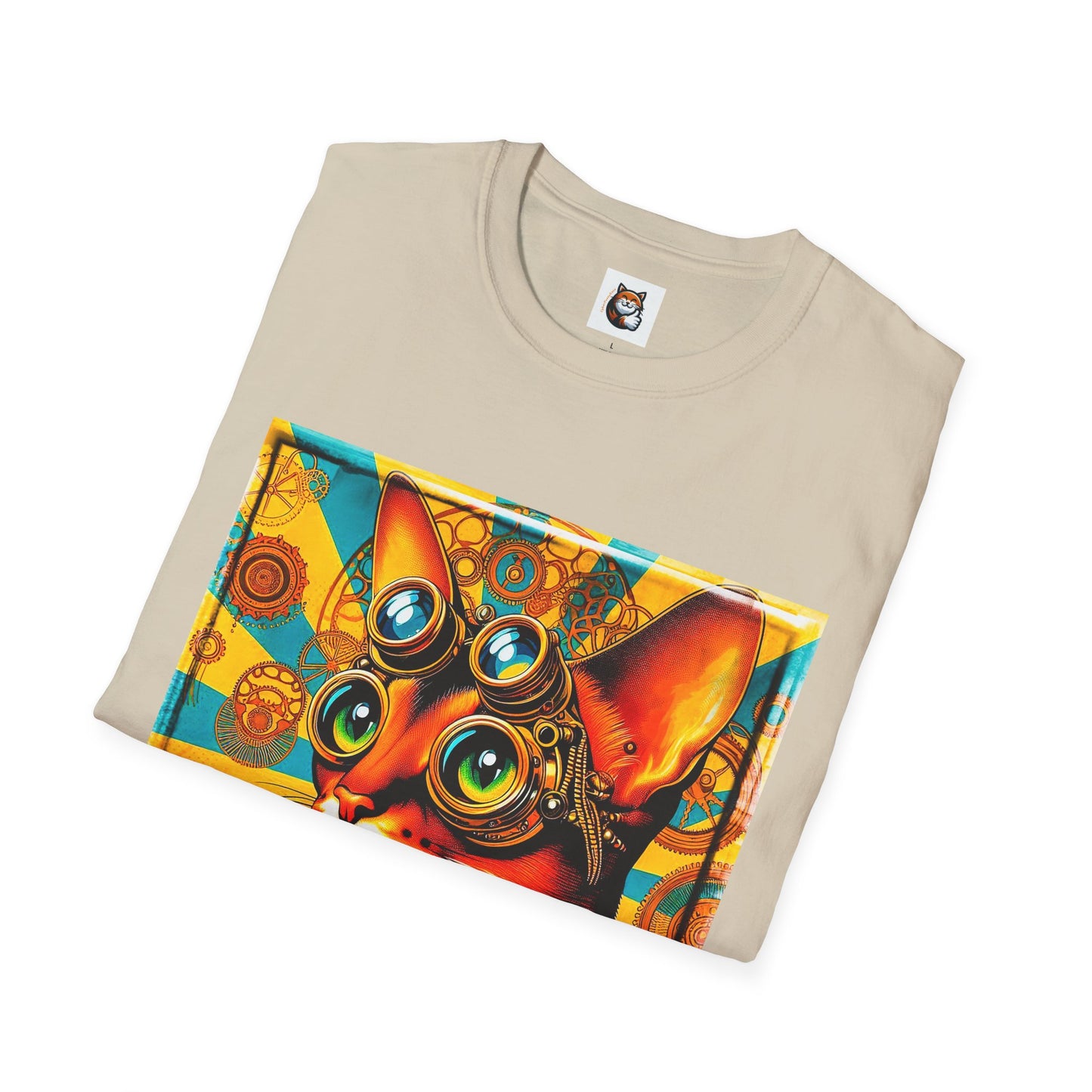 Abyssinian Unisex  steam punk Softstyle T-Shirt