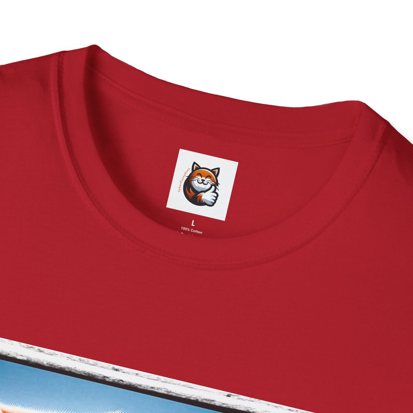 Wacky Exotic Shorthair Cat Unisex Softstyle T-Shirt
