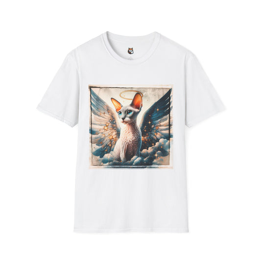 Cornish Rex Cat heavenly Angel  T-Shirt