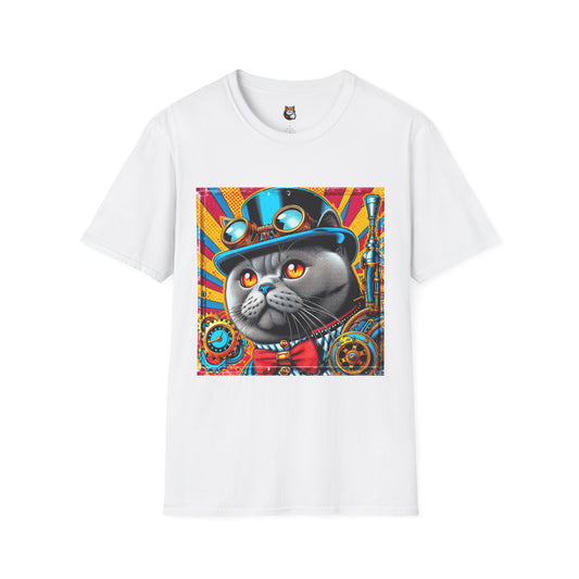 British Shorthair steam punk Softstyle T-Shirt