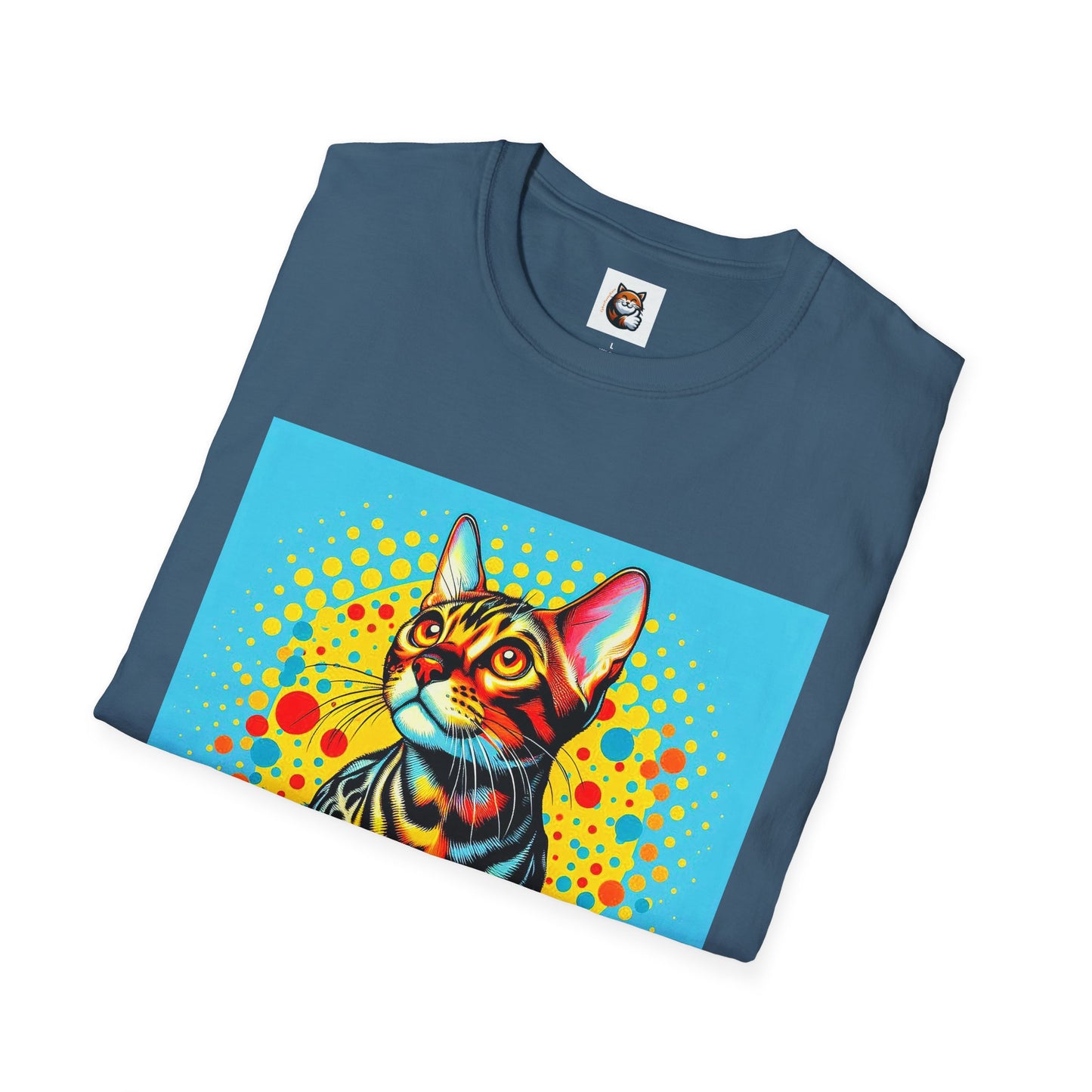 Bengal Unisex spots anf stripes  colors Softstyle T-Shirt