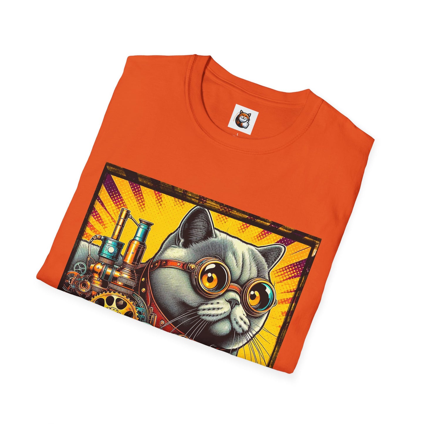 British Shorthair steam punk Softstyle T-Shirt