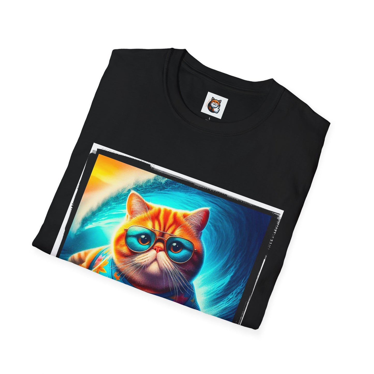 Exotic Shorthair Cat Unisex Softstyle T-Shirt