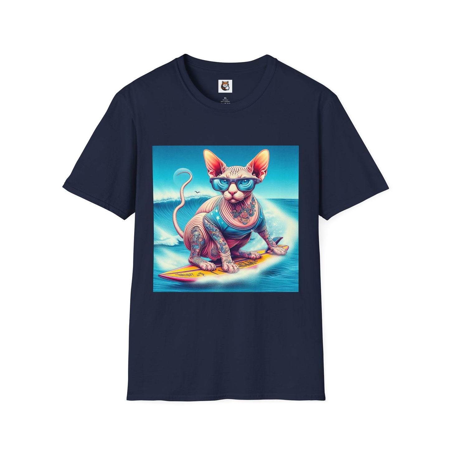 Sphynx Cat surfing beauty shirt