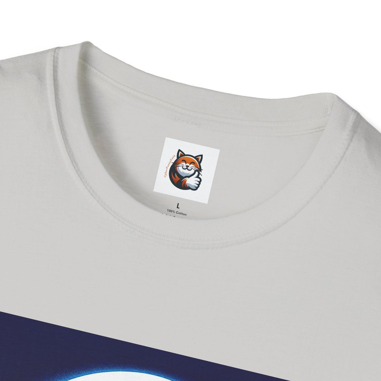 Russian Blue Cat Unisex Softstyle T-Shirt