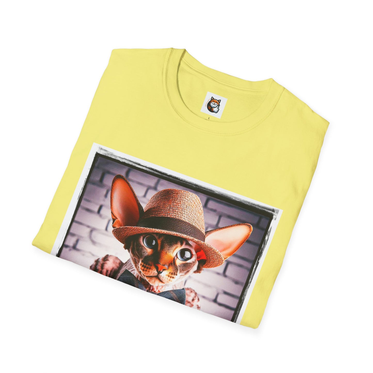 Cornish Rex Cat bow tie and hat T-Shirt