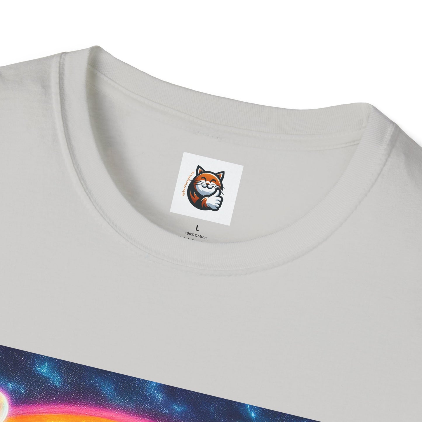 Scottish Fold Cat pretty rainbow  T-Shirt