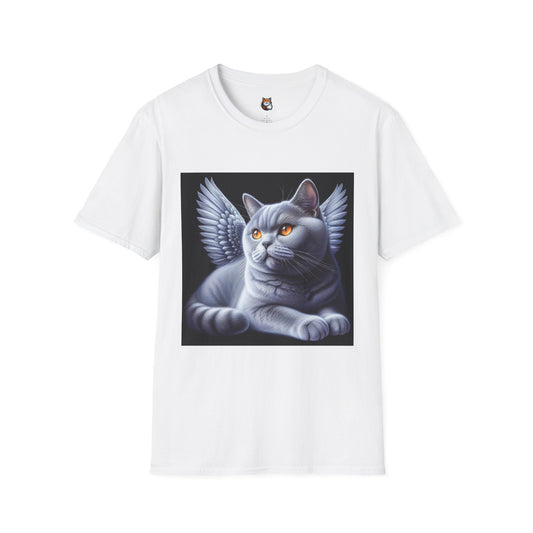 British Shorthair Angel wings Softstyle T-Shirt