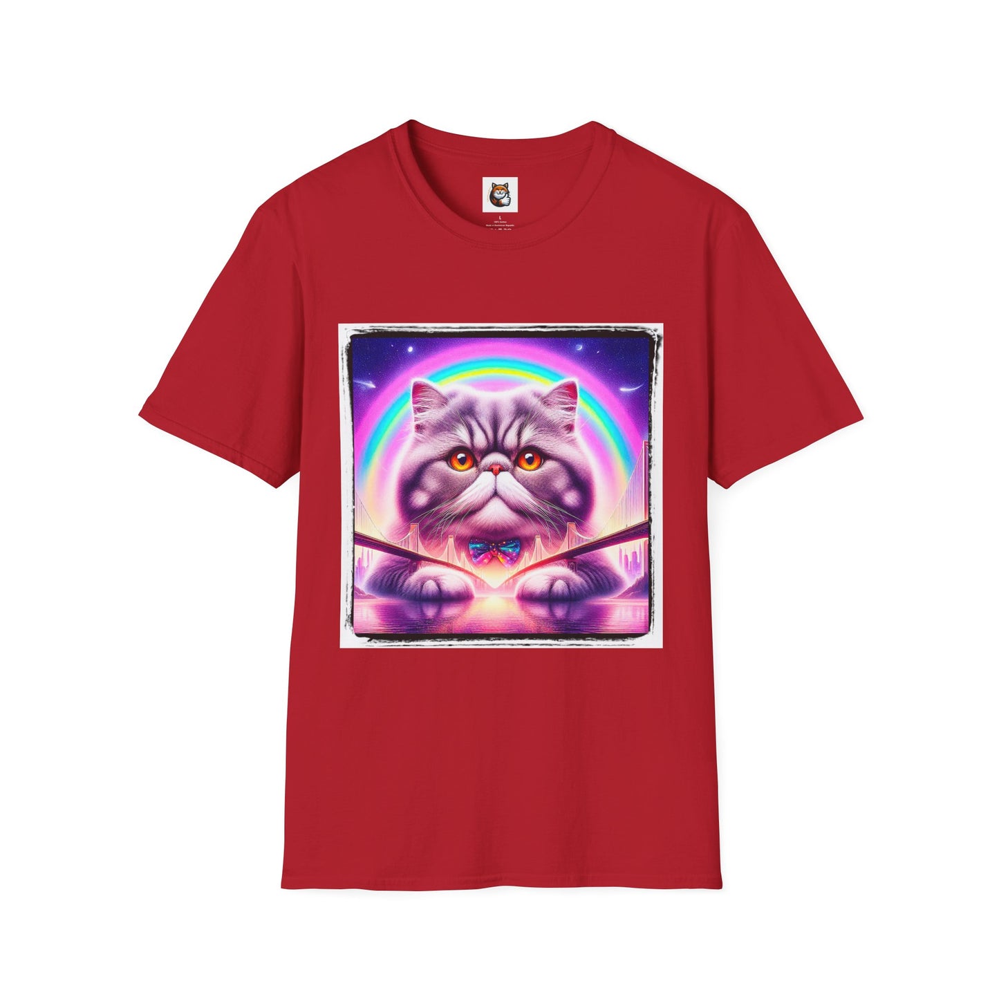 Exotic Shorthair Cat Unisex Softstyle T-Shirt