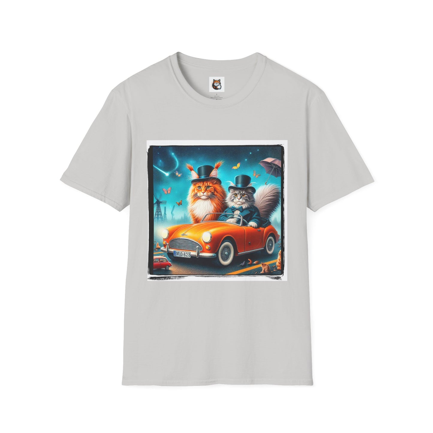 Wacky Maine Coon Unisex Softstyle T-Shirt