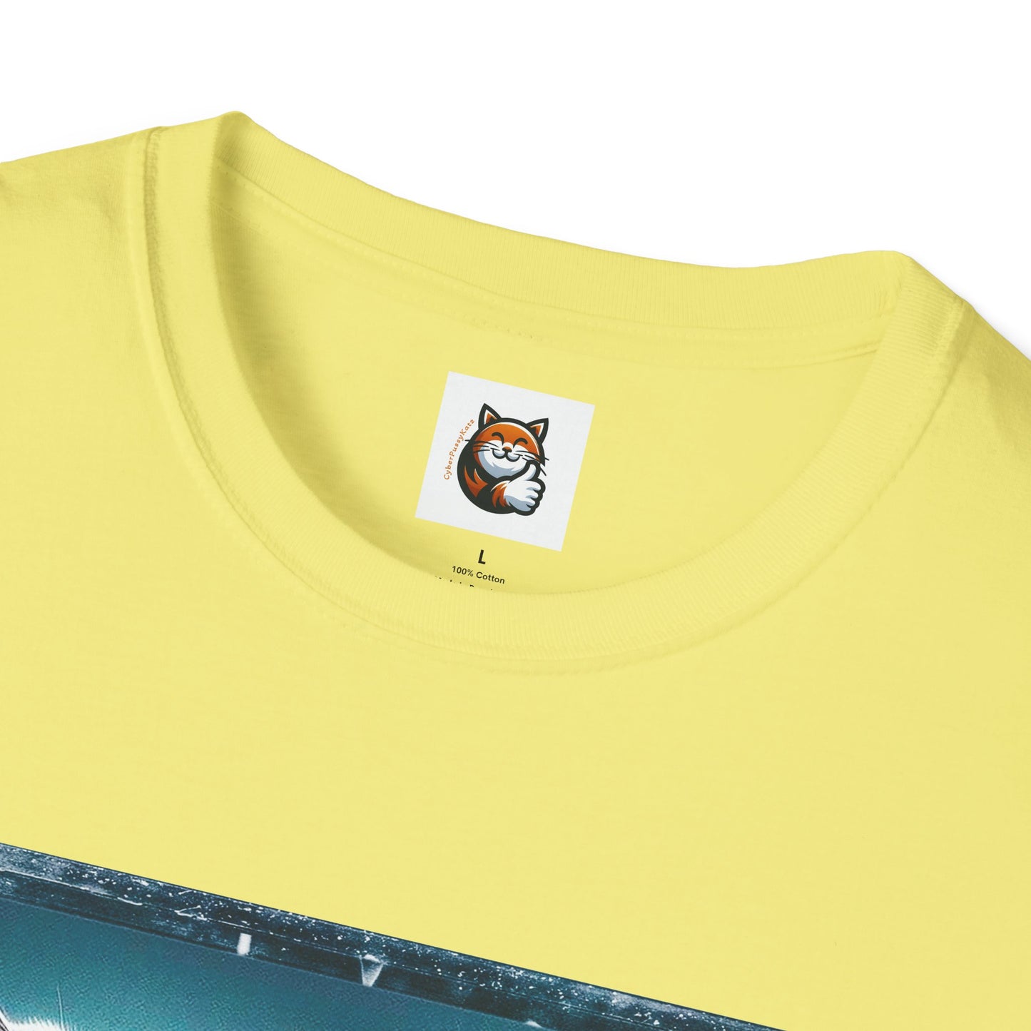 Wacky British Shorthair tiny red car Softstyle T-Shirt