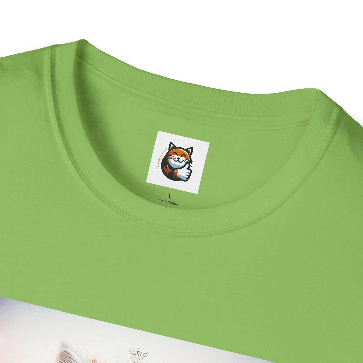 Selkirk Rex Cat T-Shirt flower Angel