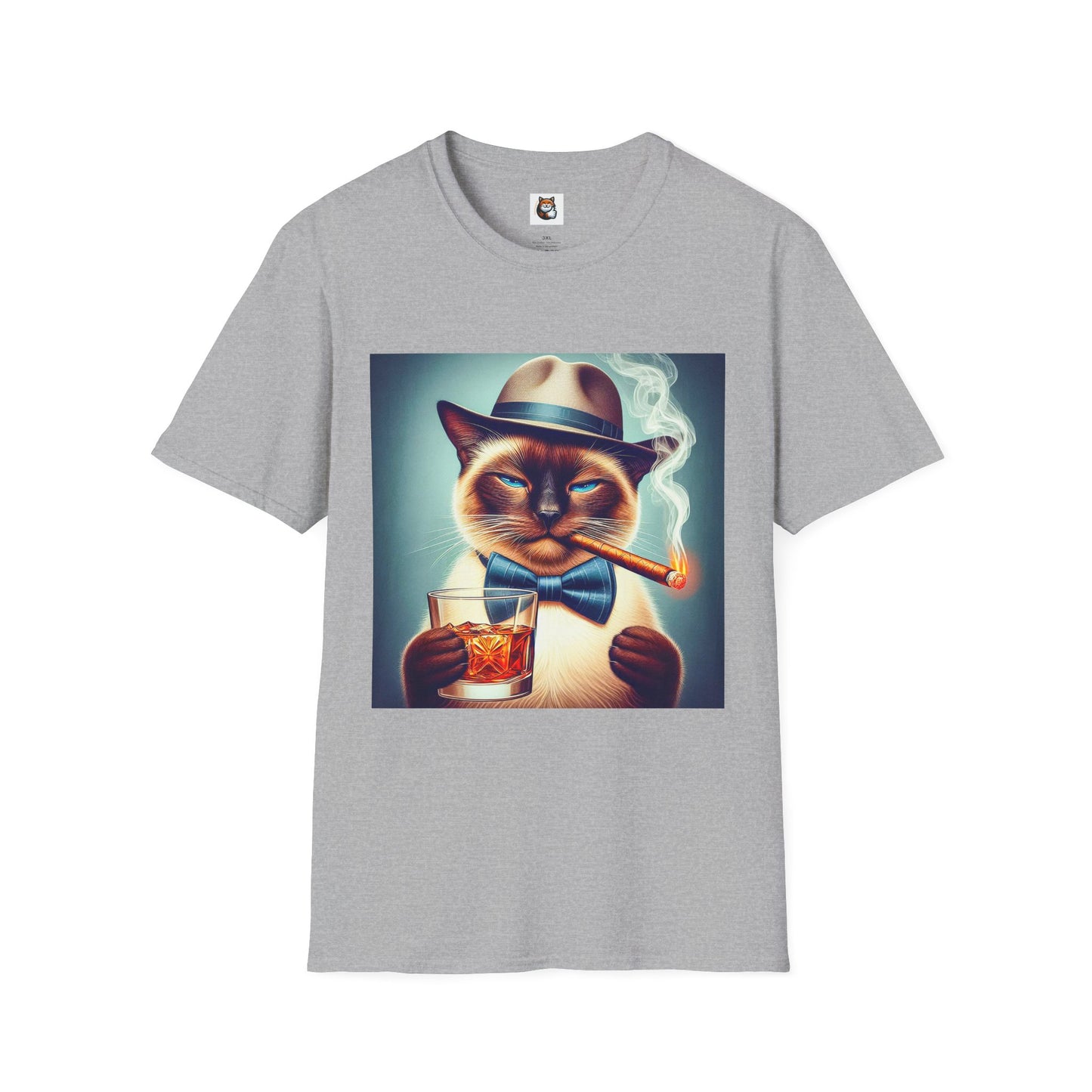 Siamese Cat smoking shirt