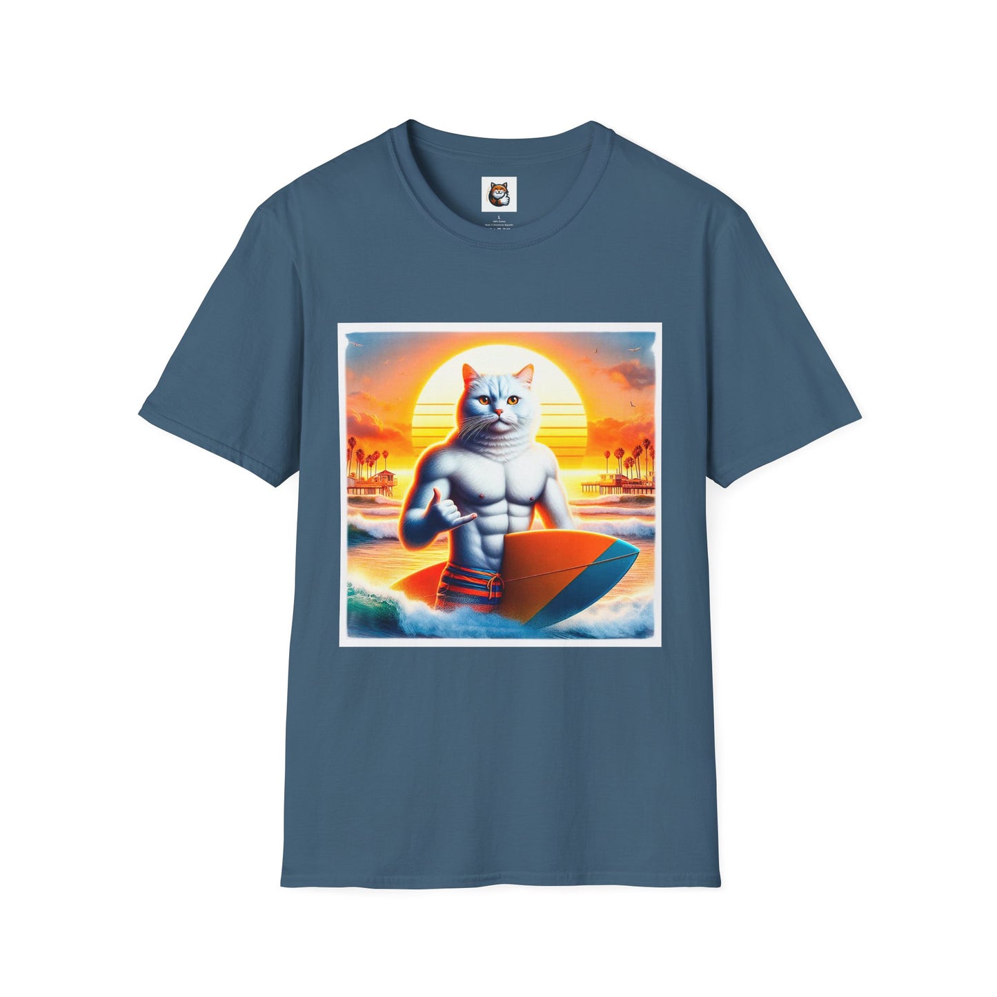 Domestic Cat Unisex Softstyle T-Shirt