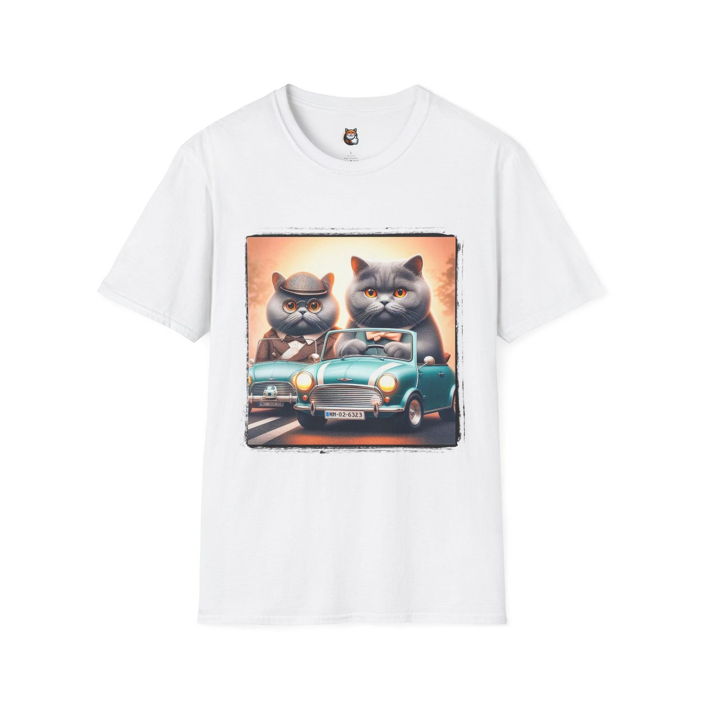 Wacky British Shorthair Unisex Softstyle T-Shirt