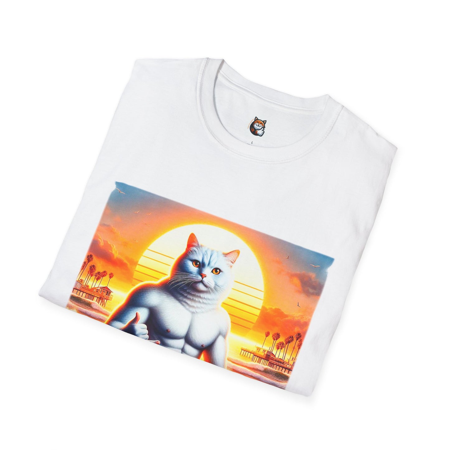 Domestic Cat Unisex Softstyle T-Shirt