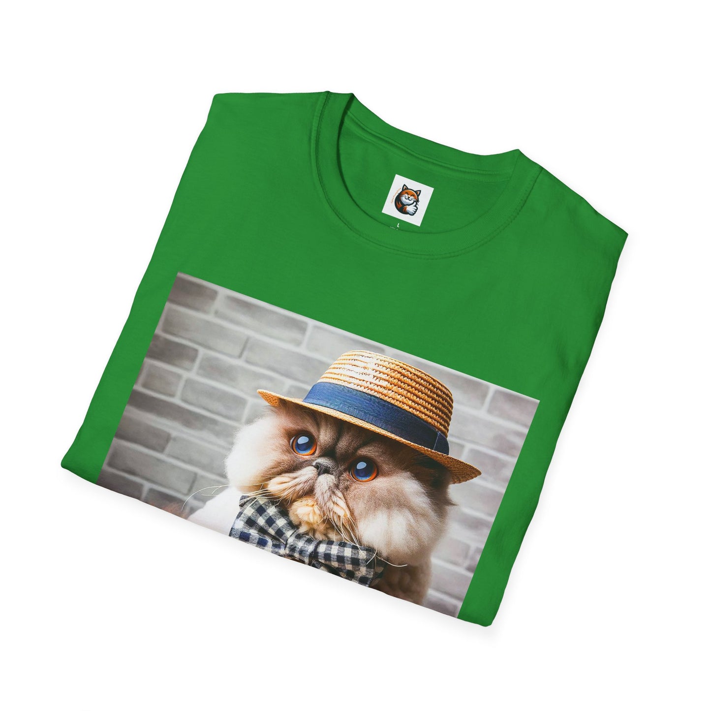 Selkirk Rex Cat T-Shirt hat and bow tie