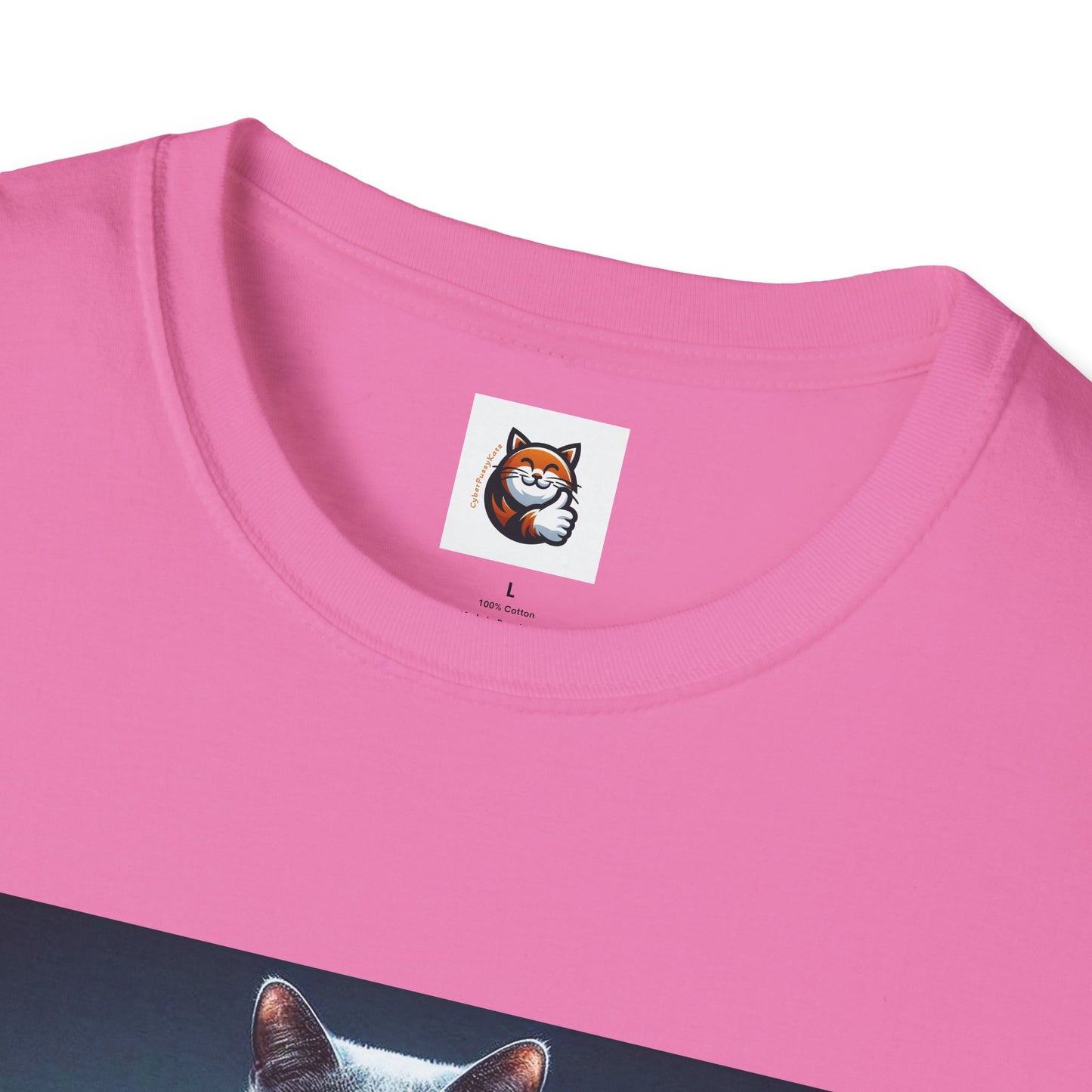 Russian Blue Cat Unisex Softstyle T-Shirt