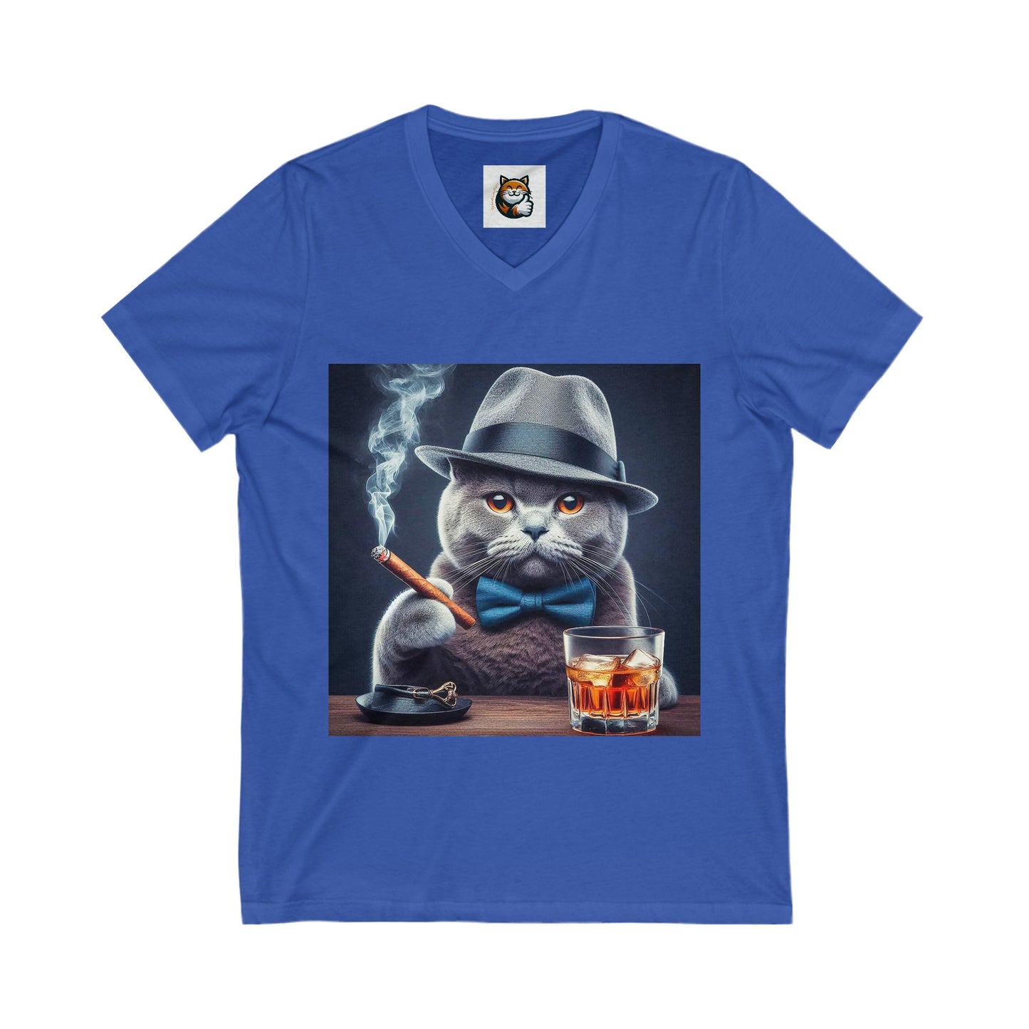 Russian Blue cigars  V-Neck Tee
