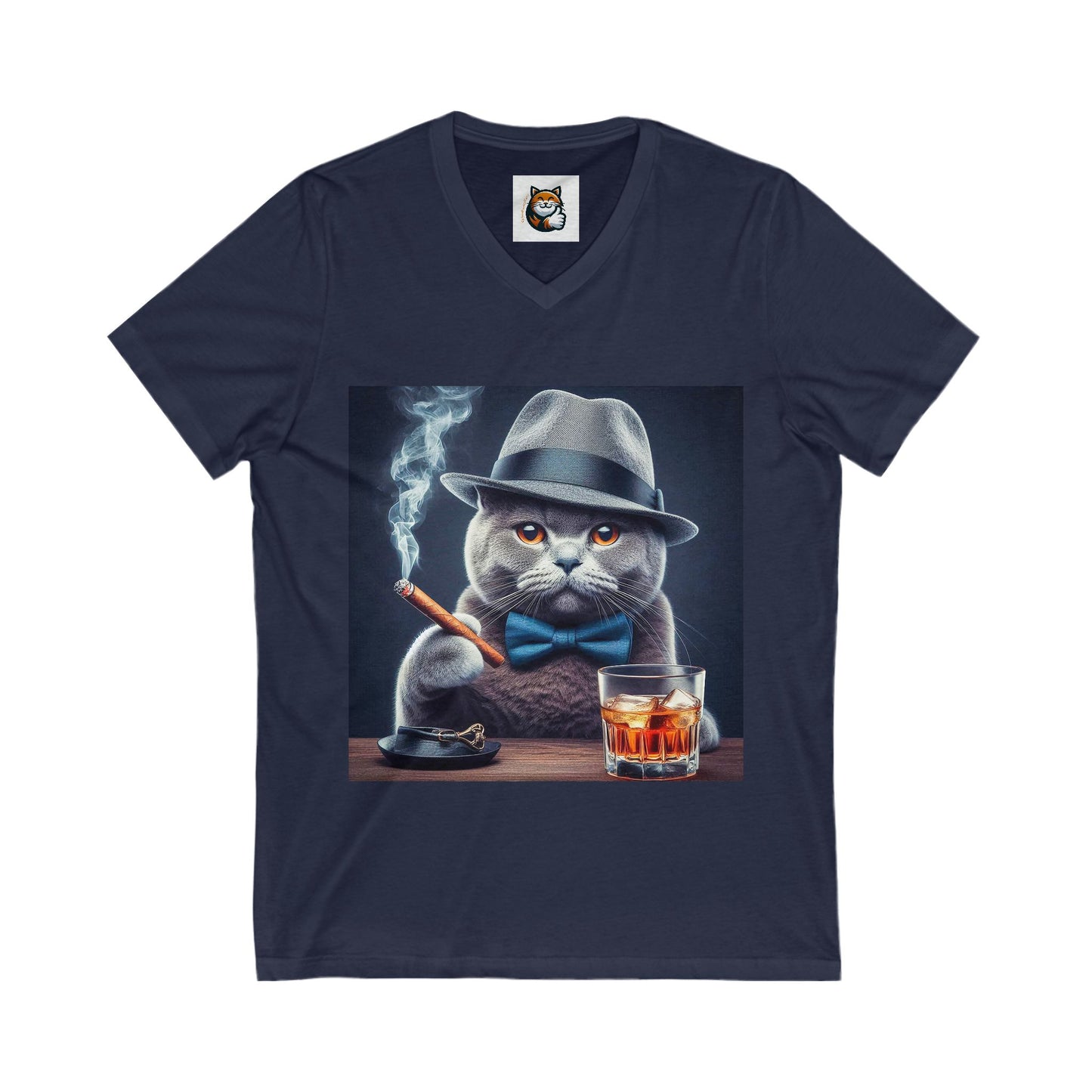 Russian Blue cigars  V-Neck Tee